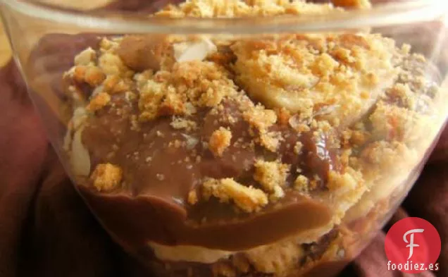 Parfaits de Pudín de Plátano