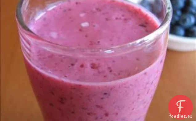 Batido de Frutas de Frambuesa Azul