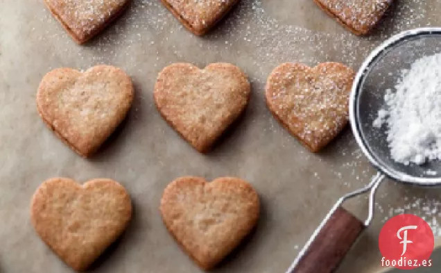 Receta de Galletas Linzer Heart