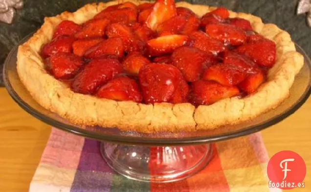 Tarta de Fresa Glaseada