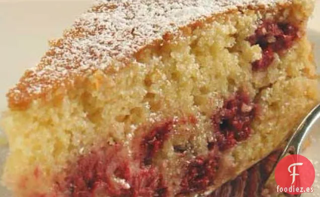 Pastel de Maíz Fresco con Frambuesas