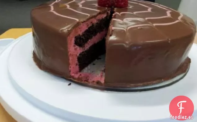 Pastel de Mousse de Chocolate y Frambuesa