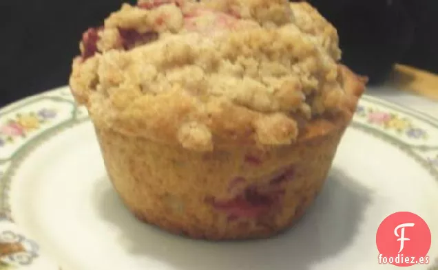 Muffins de Streusel de Frambuesa