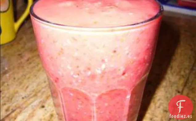 Batido de Frambuesa, Fresa y Coco