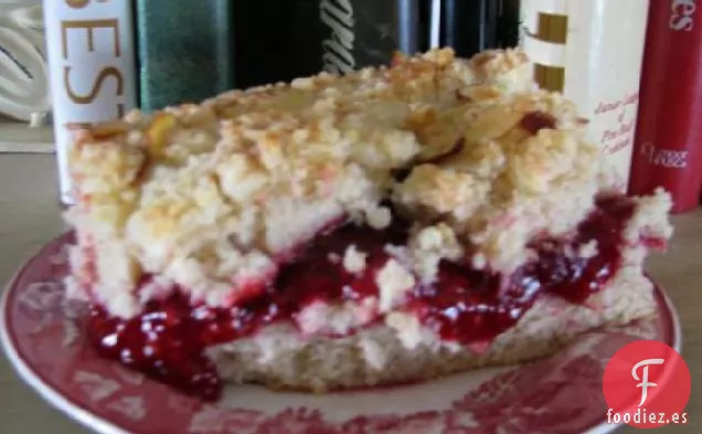 Pastel de Miga de Frambuesa
