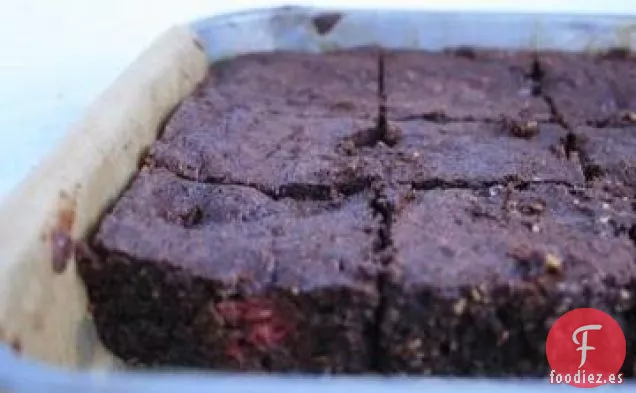 Brownies de Frambuesa y Avellanas