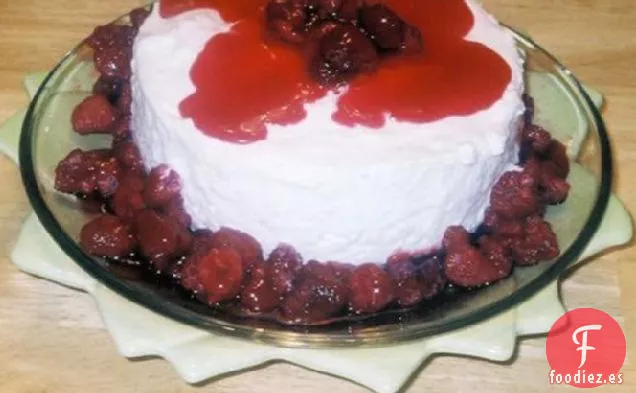 Postre de Crema de Frambuesa