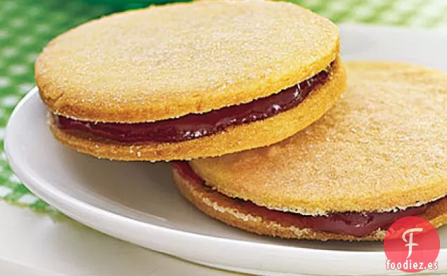 Galletas de Sándwich de Frambuesa
