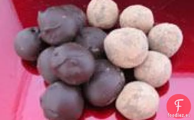 Trufas de Frambuesa Sin Gluten