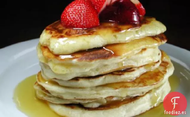 Tortitas Con Salsa De Miel De Naranja Sanguina