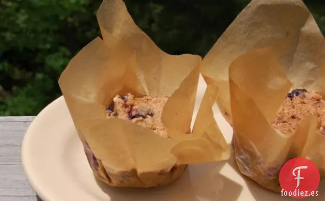 Crepes Con Relleno de Arándanos y Compota de Ruibarbo