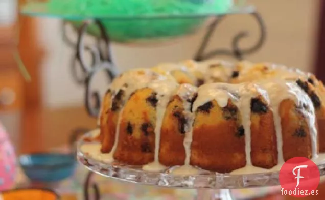 El Mejor Pastel de Arándanos con Limón