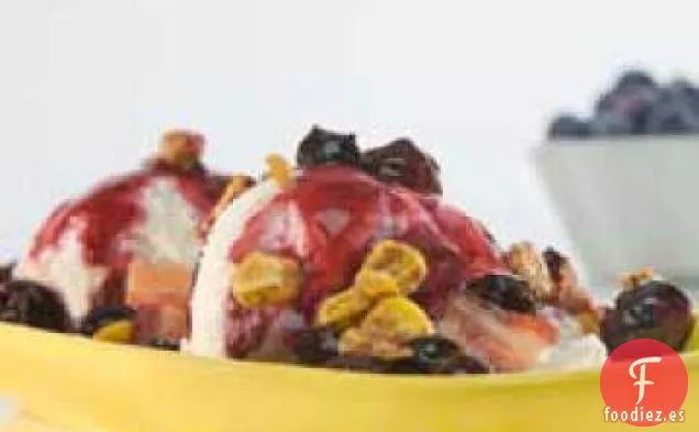 Helados Indy Con Arándanos, Maíz y Tocino