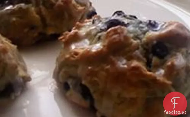 Bollos con Limón y Arándanos