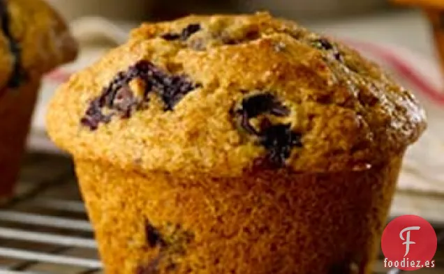 Los Mejores Muffins de Arándanos de Salvado