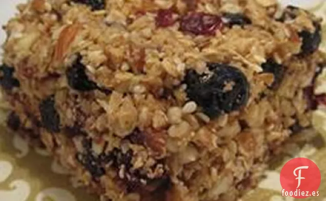 Barritas Energéticas de Arándanos y Almendras