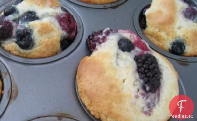 Muffins de Arándanos gigantes (o arándanos)