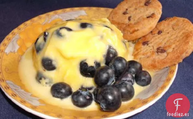 Mousse Congelado de Arce Canadiense y Arándanos