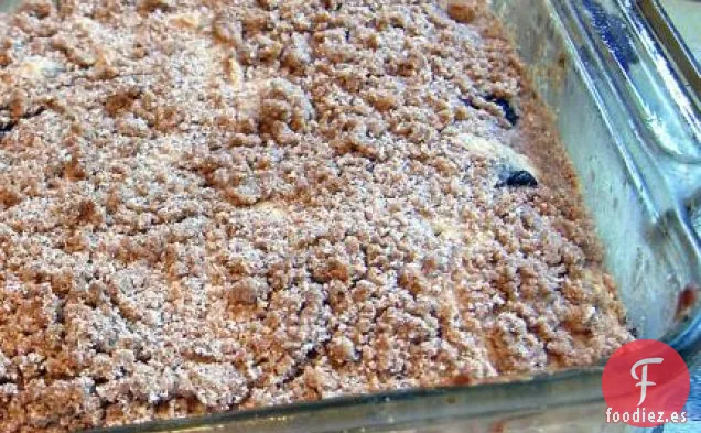 El Mejor Pastel de Café de Arándanos
