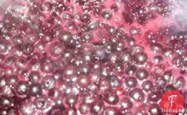 Mermelada de Limón de Arándanos (Sin Receta de Pectina)