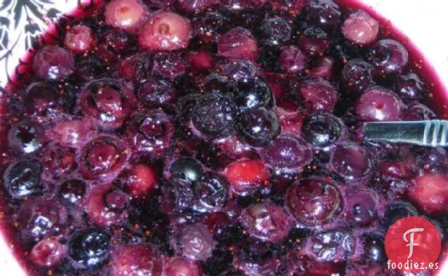 Salsa de Jarabe de Arándano y Arce