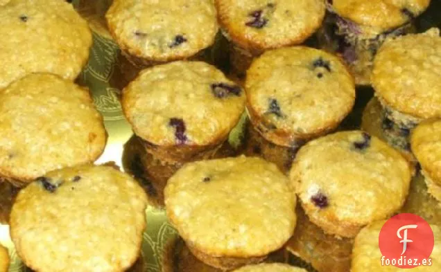 Magdalenas de Avena con Arándanos