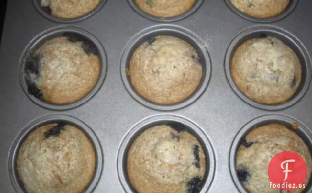 Muffins de Farina de Arándanos y Canela