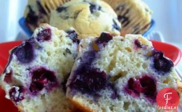 Muffins de Arándanos de Nueva Inglaterra