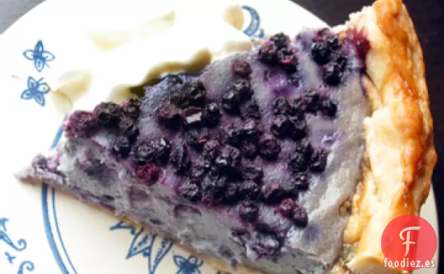 Tarta Cremosa de Arándanos