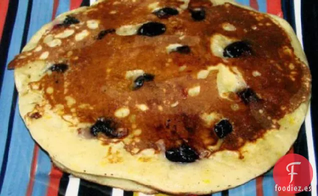 Tortitas de Naranja y Arándanos