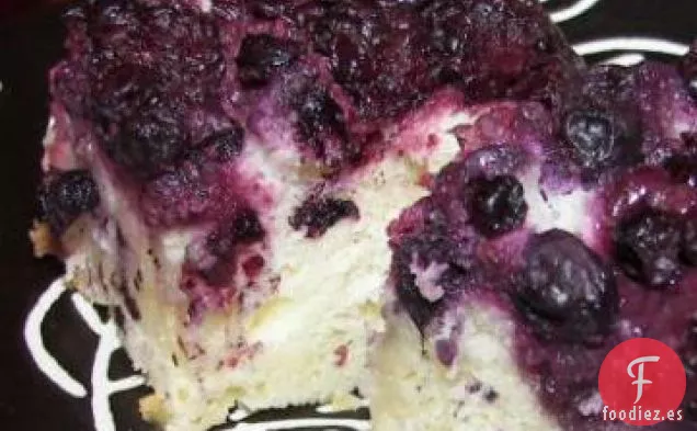 Tarta Invertida de Arándanos y Limón