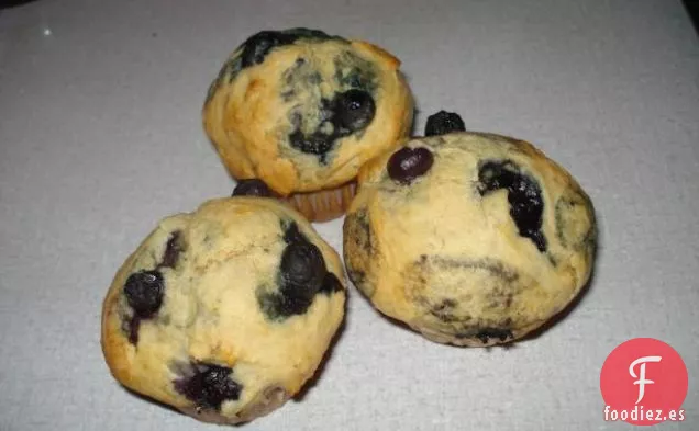 Muffins de Limón y Arándanos