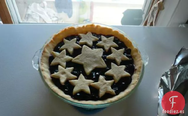 Pastel de Galletas de Arándanos Dobles