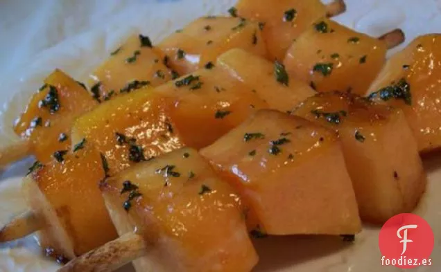 Melón de Menta y Miel a la Parrilla
