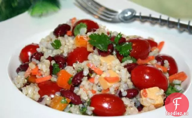 Ensalada de Frijoles Confeti y Arroz