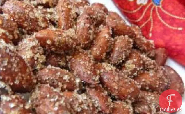 Almendras Tostadas de Cinco Especias Chinas Dulces y Picantes