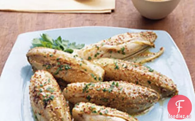 Escarola Estofada En Vinagreta De Mostaza