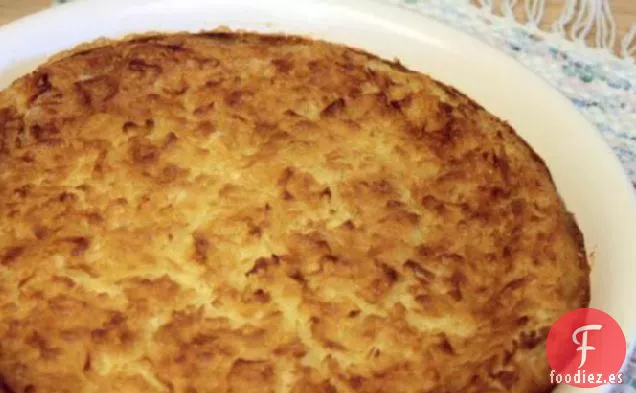 Pastel de Crema de Coco Rápido y Fácil