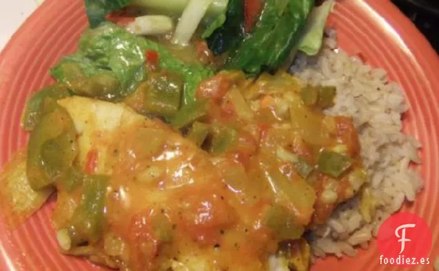 Pescado en Curry de Leche de Coco