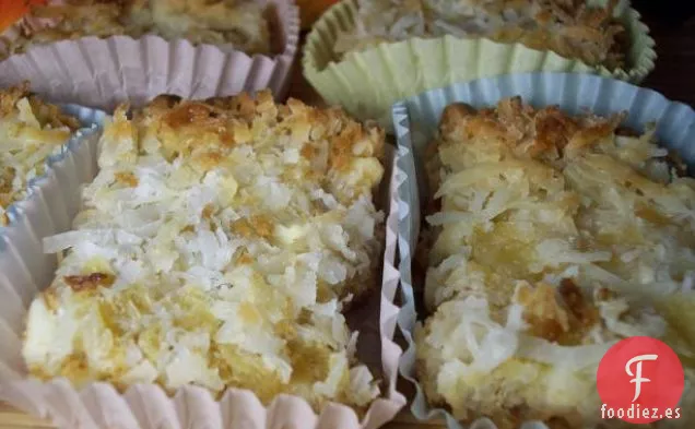 Pastel De Almendras Con Glaseado Cremoso De Mantequilla De Coco