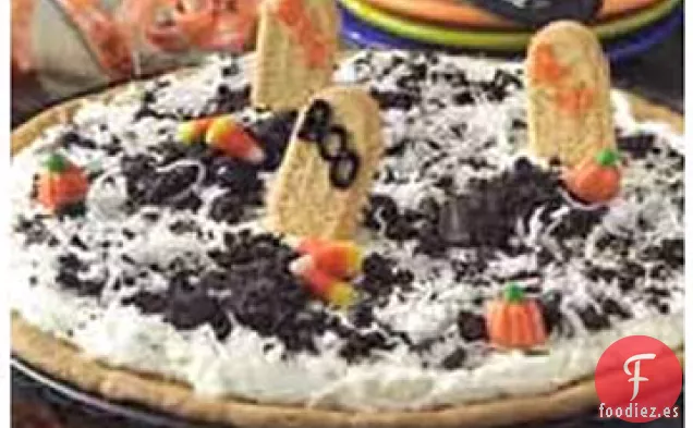 Pizza de Postre de Cementerio Espeluznante
