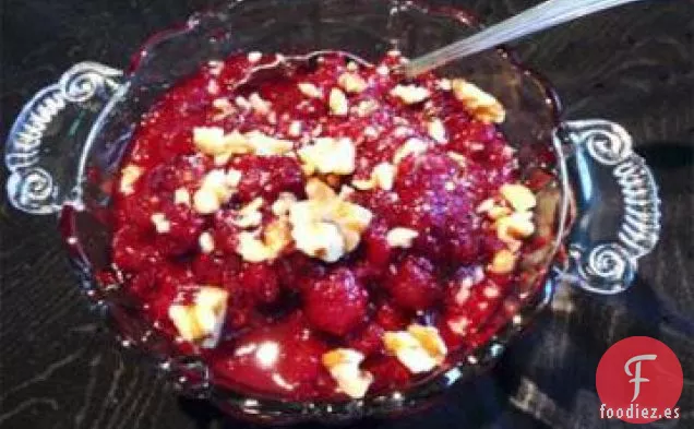 Salsa de Arándanos Entera Navideña Con un toque