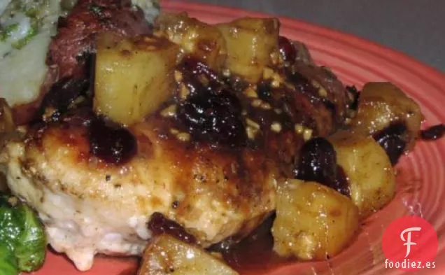 Pollo Con Salsa De Arándano y Hoisin