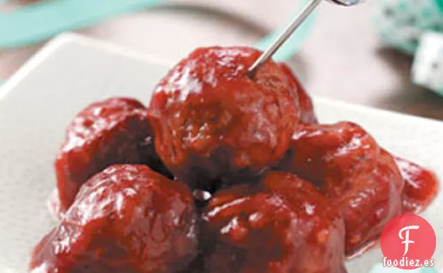 Receta de Albóndigas de Chile de Arándano Rojo