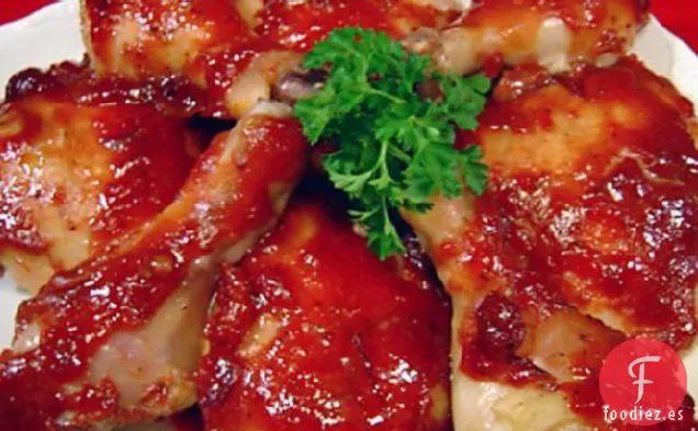 Pollo a la Parrilla con Arándanos Rojos