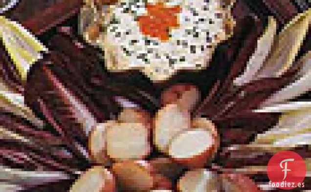 Sueño de Caviar con Escarola y Patatas Bebé