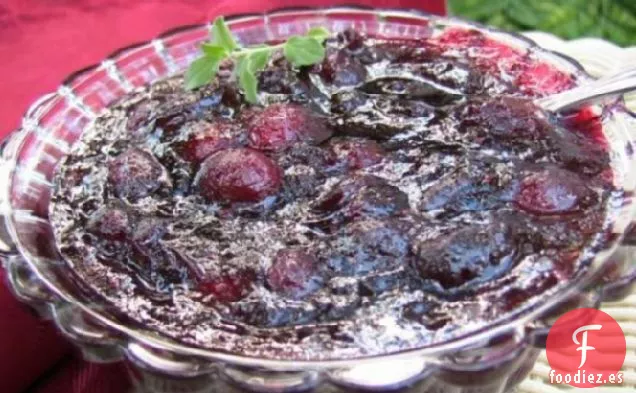 Salsa Especiada De Arándano Y Naranja Con Zinfandel
