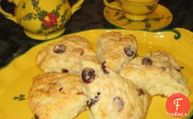 Bollos de Suero de Leche de Arándano y Naranja
