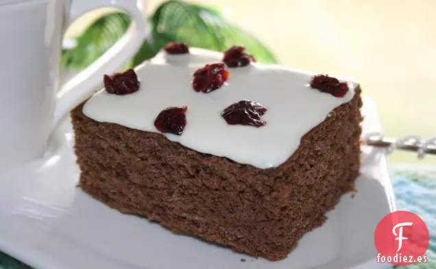 Pastel de Gorro de Naranja y Arándano sin Gluten