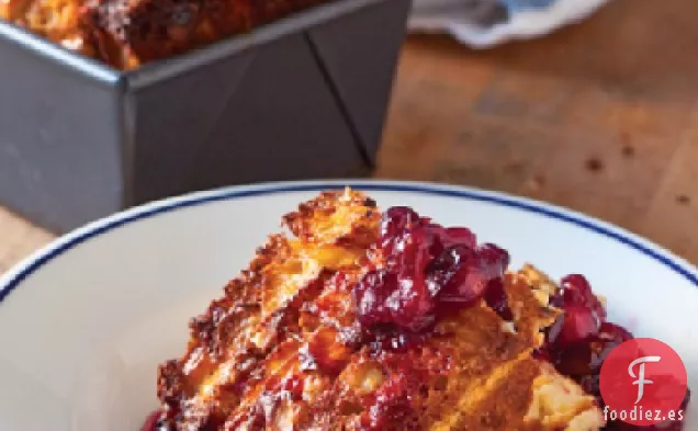 Budín de Pan de Arándano y Arce